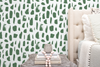 Livy Wallpaper in Green