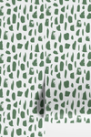 Livy Wallpaper in Green