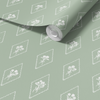 Pemberly Wallpaper in Green