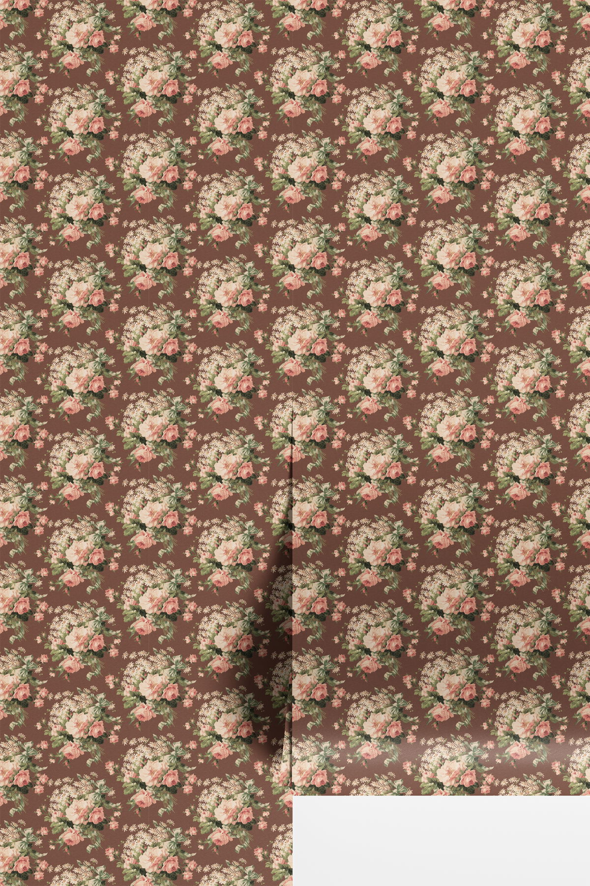 Heritage Roses and Daisies - Mocha