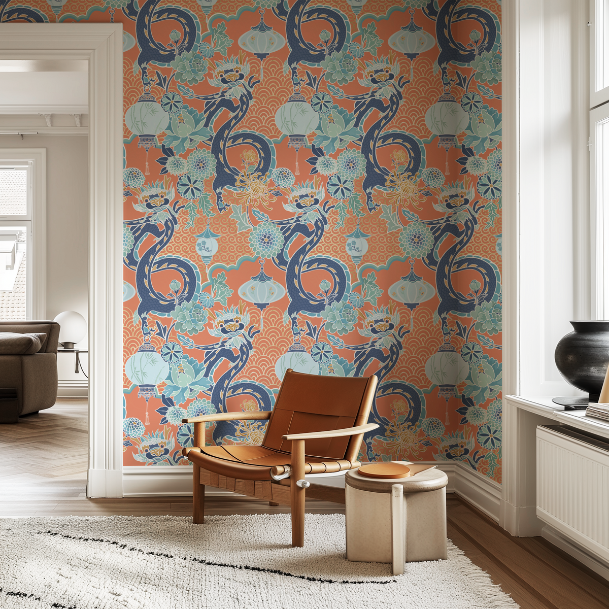 Jade Dragon Pavilion - Orange