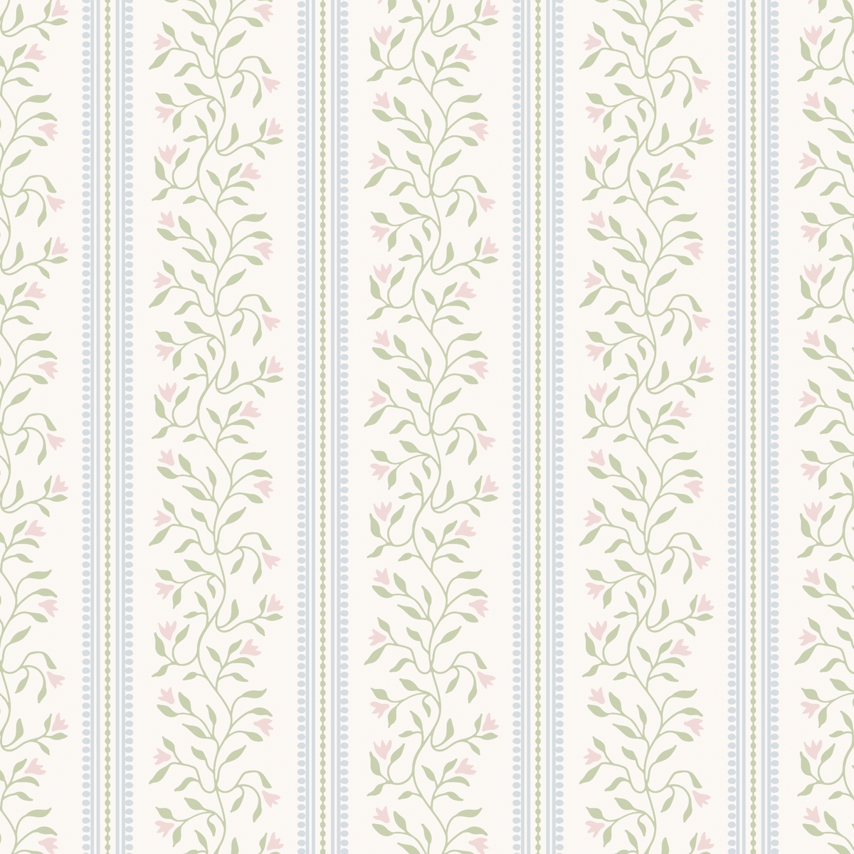 Jasmine - Blue/Green/Pink