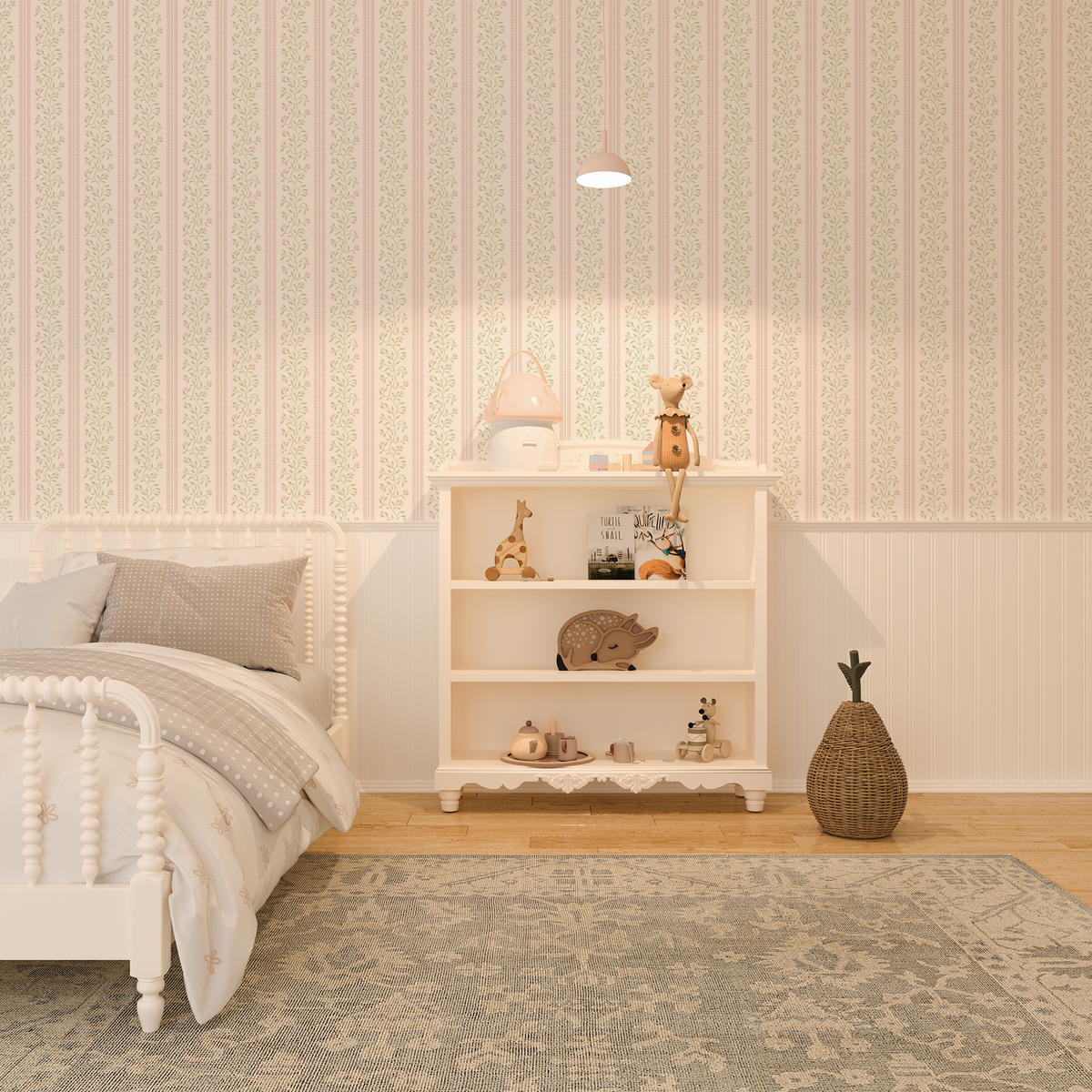 Jasmine - Green/Pink
