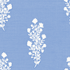 Julieta Floral Wallpaper in Blue by Sabina Maria