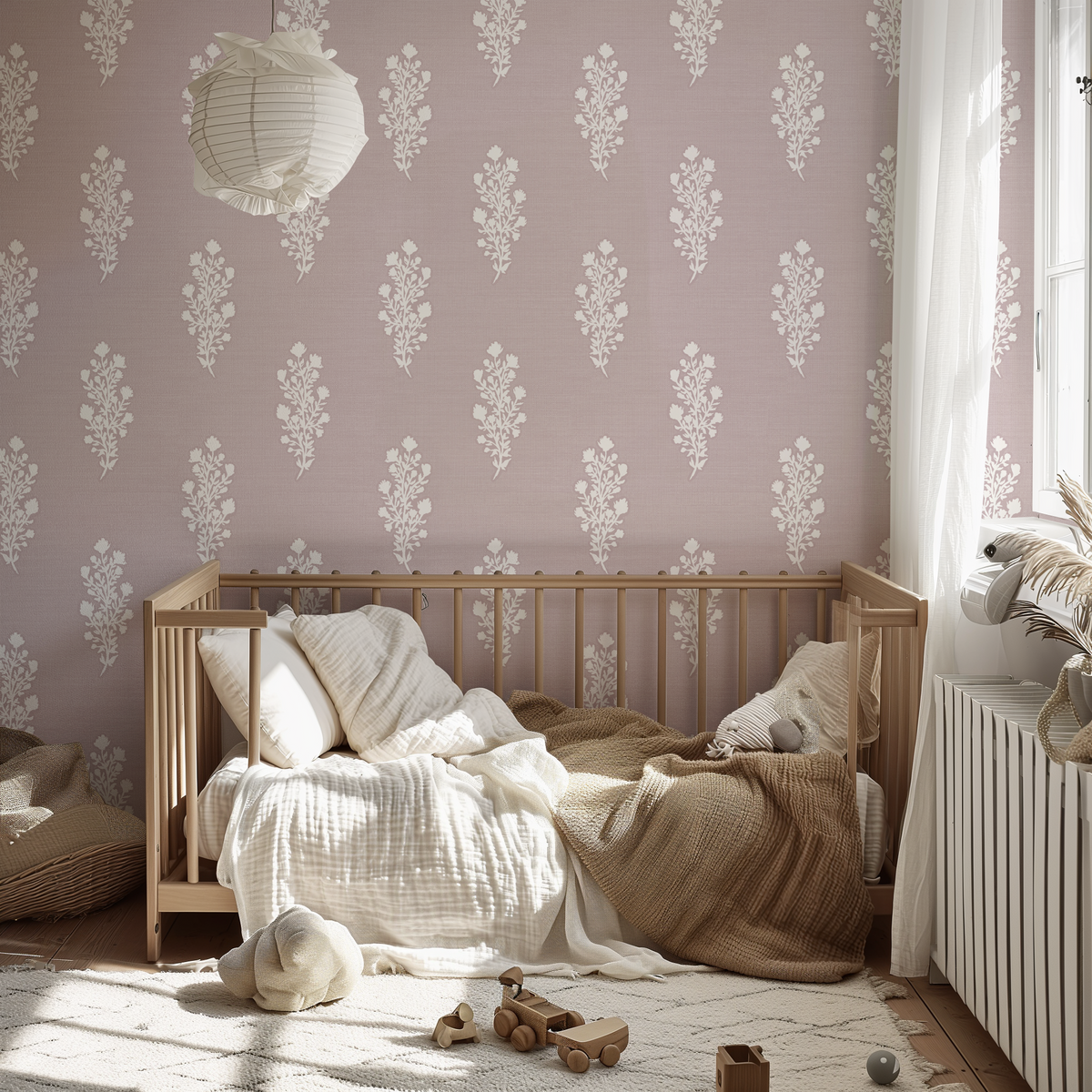 Julieta Floral - Rose Quartz