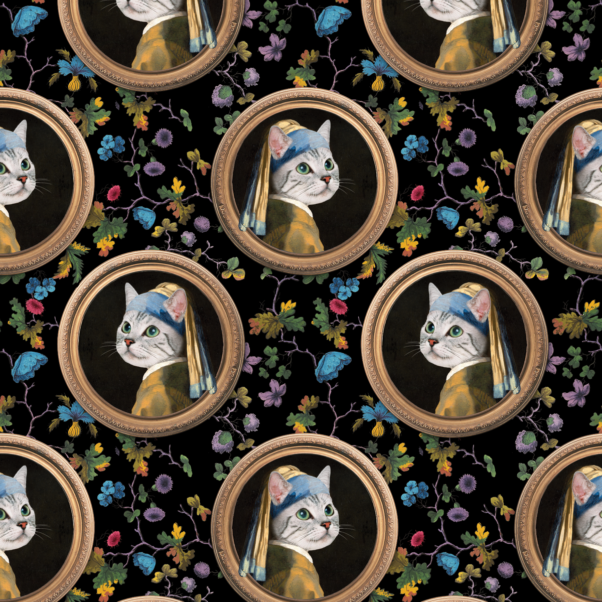 Katze Wand Cats - Black