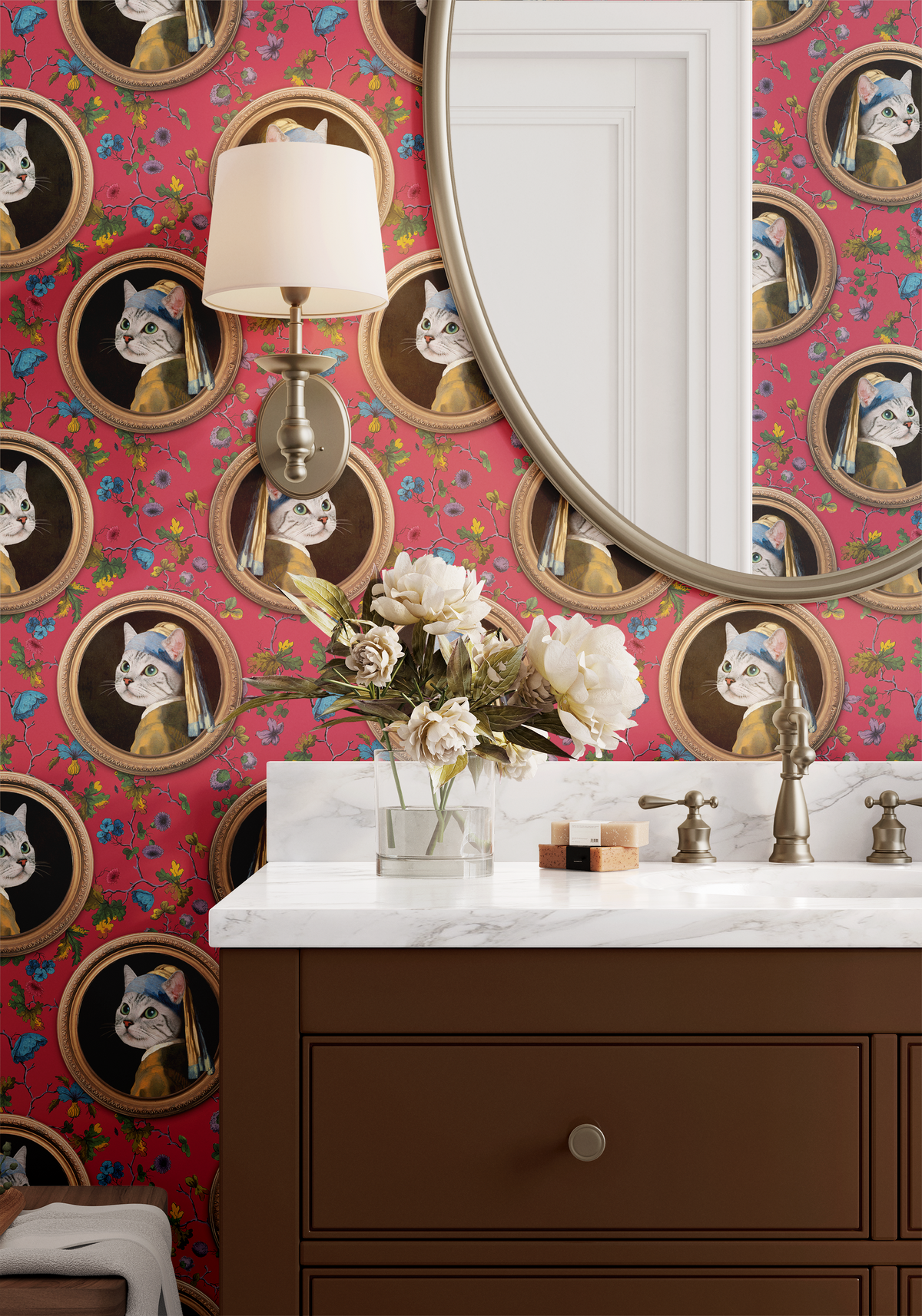 Katze Wand Cats - Pink