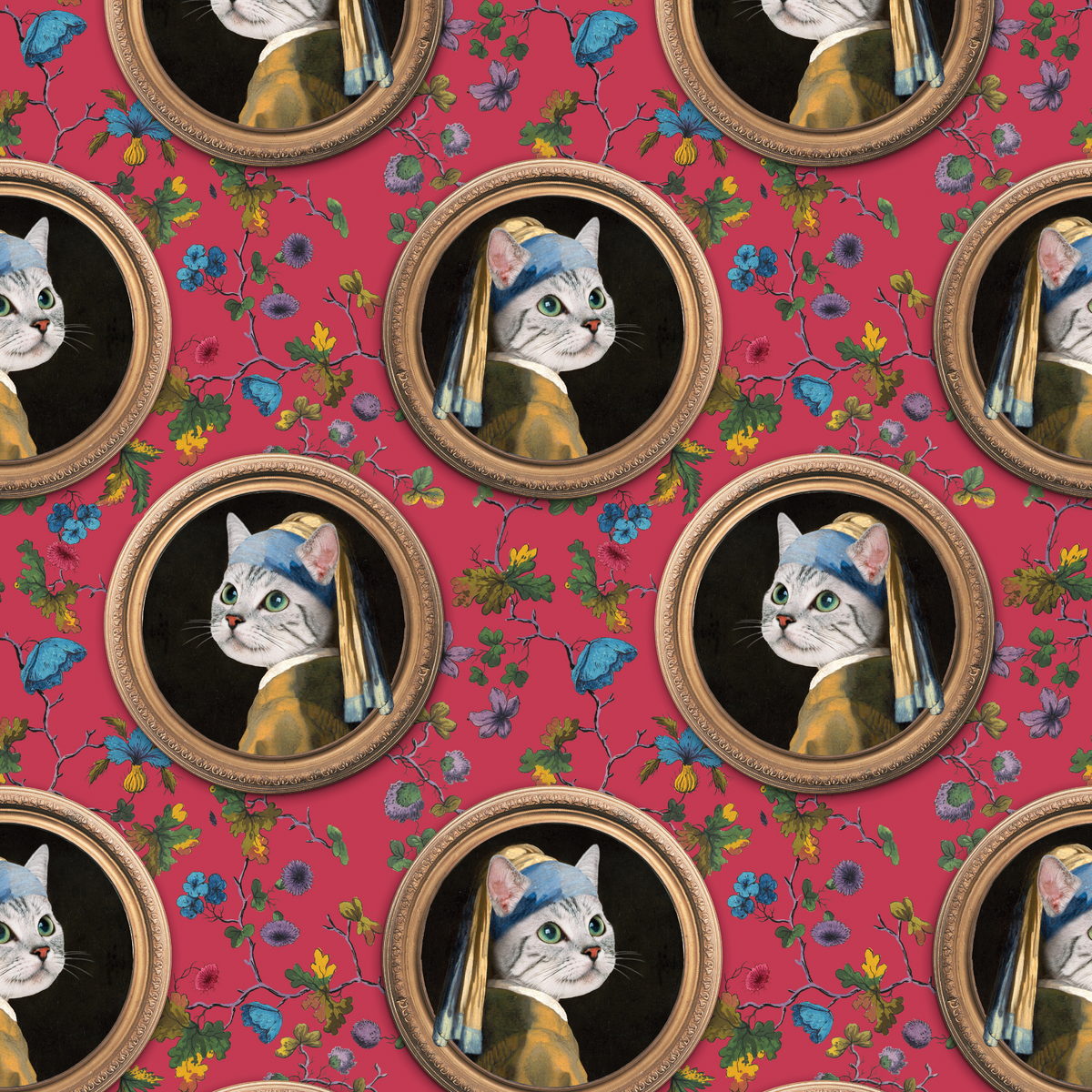 Katze Wand Cats - Pink