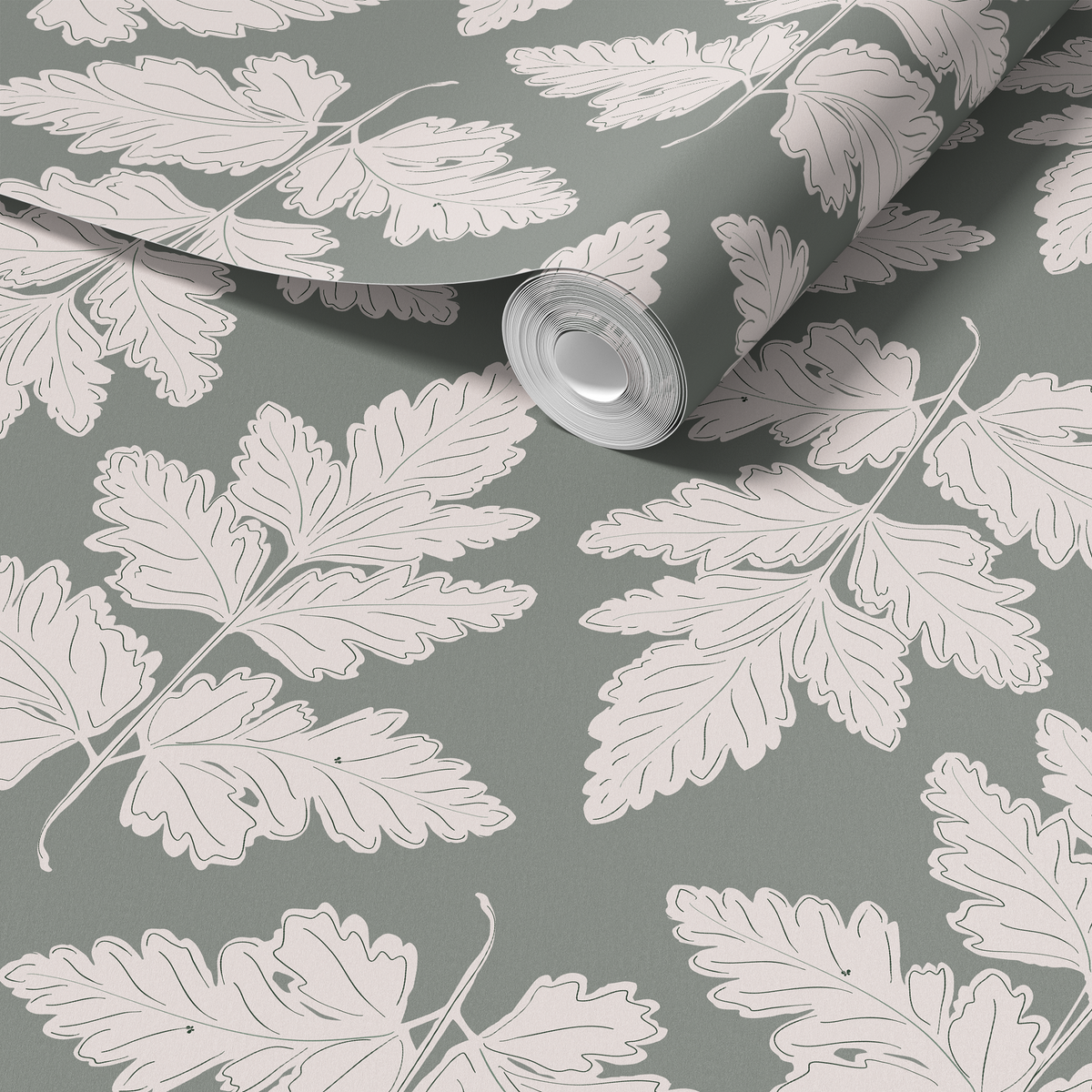 Wild Leaves - Cream