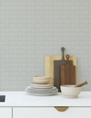 Marrakech Wallpaper in Light Grey X Rochelle Renee