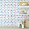 Lobster Fête Blue Stripe Wallpaper X Kate Clay