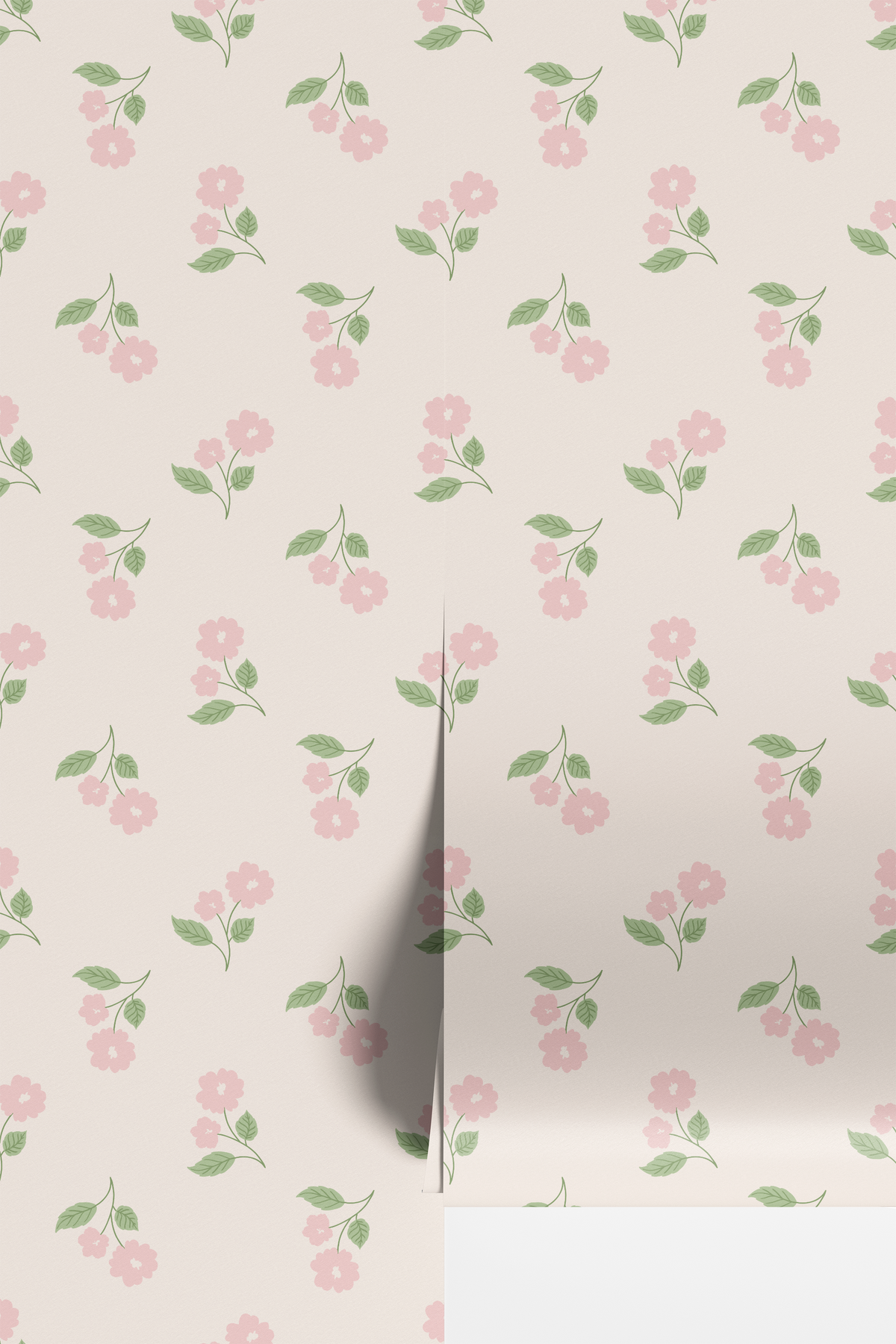 Loose Tossed Floral - Pink