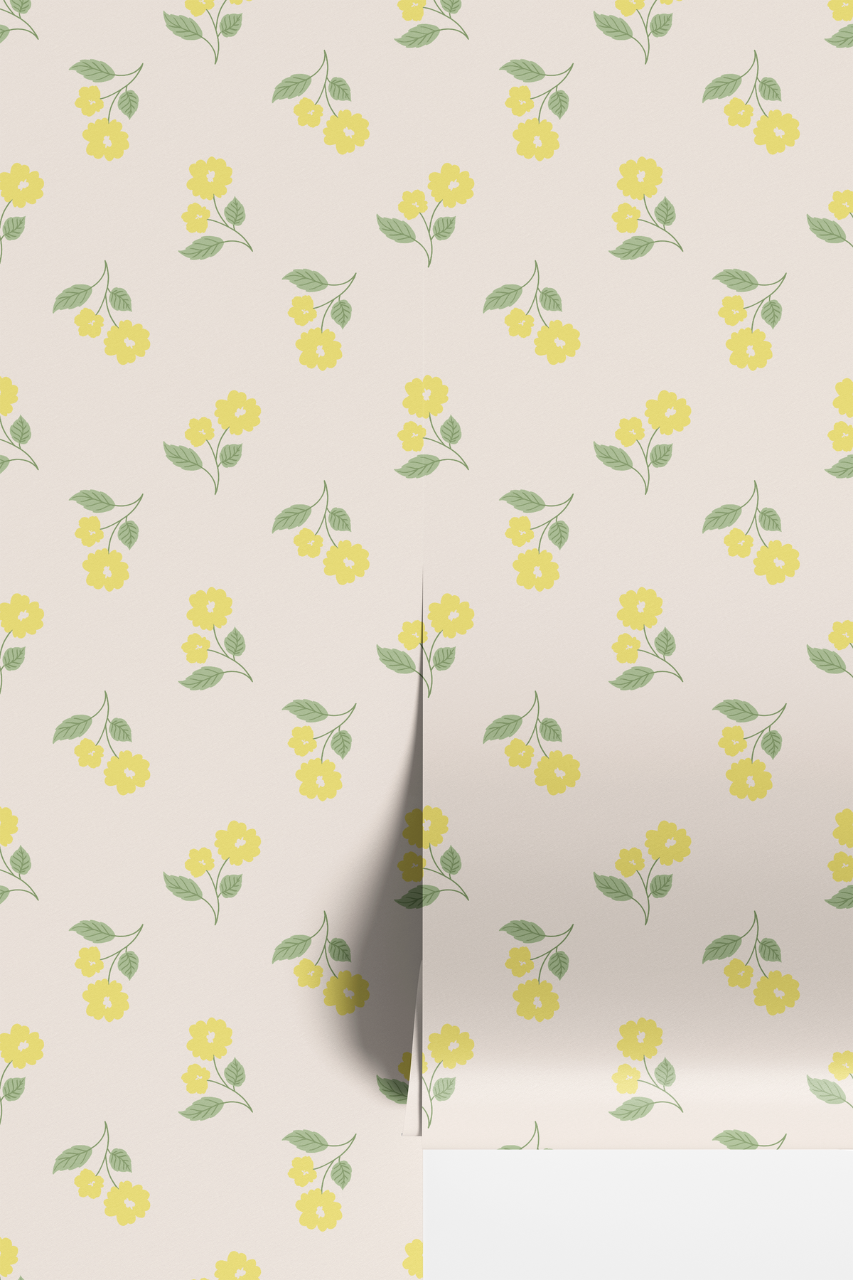 Loose Tossed Floral - Yellow