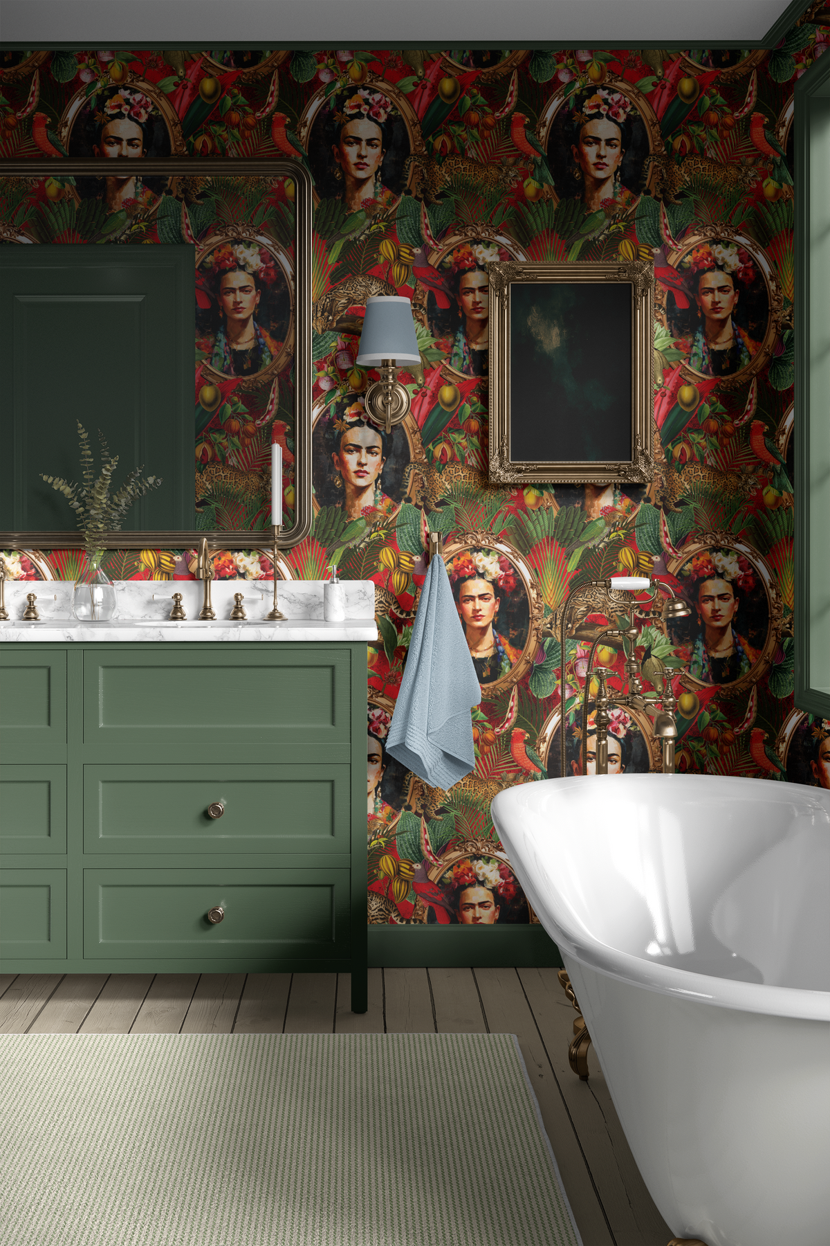 Lush Tropical - Red
