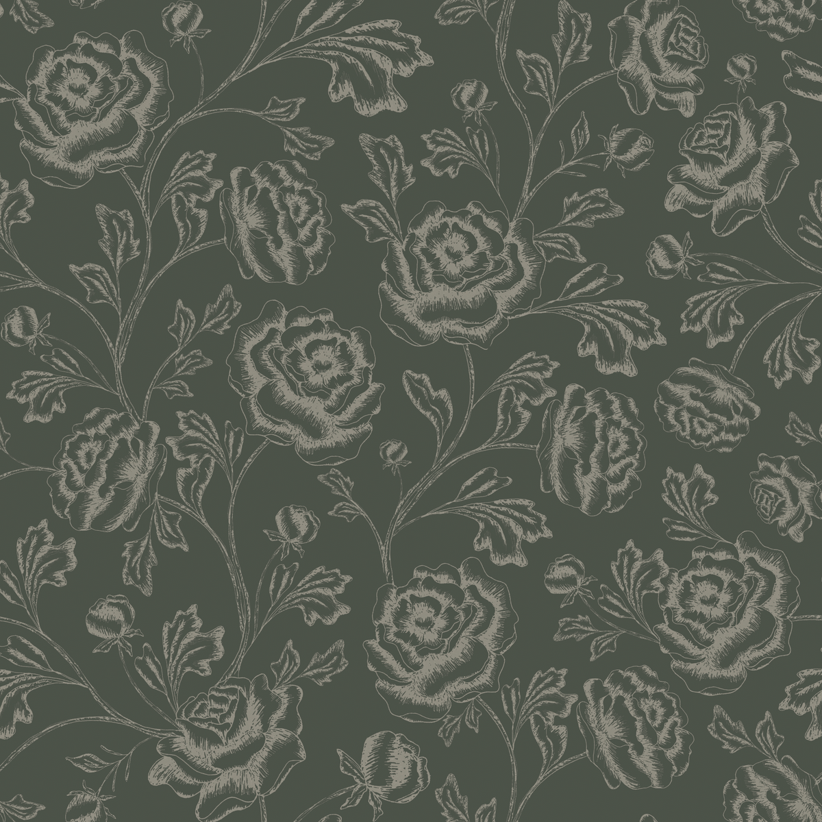 Magdalene Roses - Moody Green