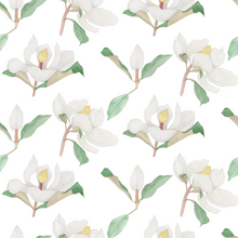  Magnolia Wallpaper in White X Katie Blasko