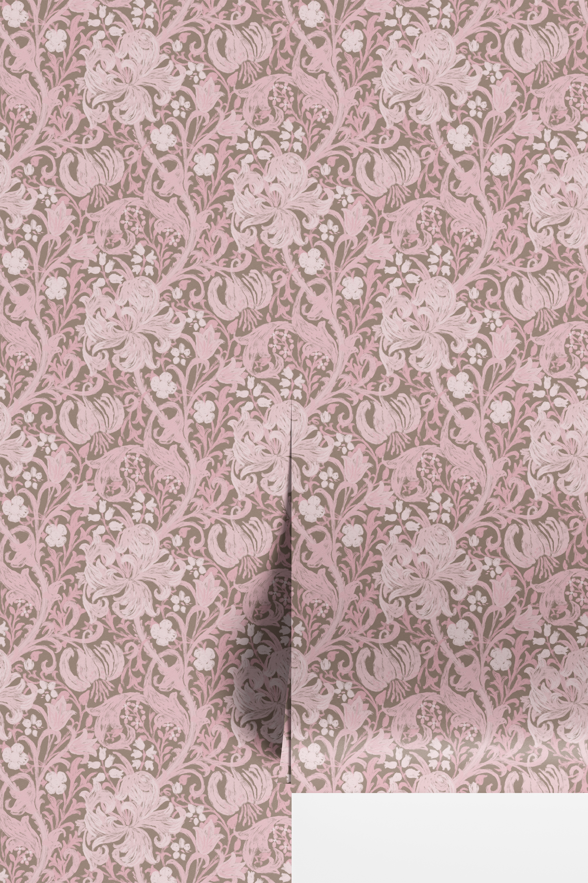 Modern Golden Lily - Mauve