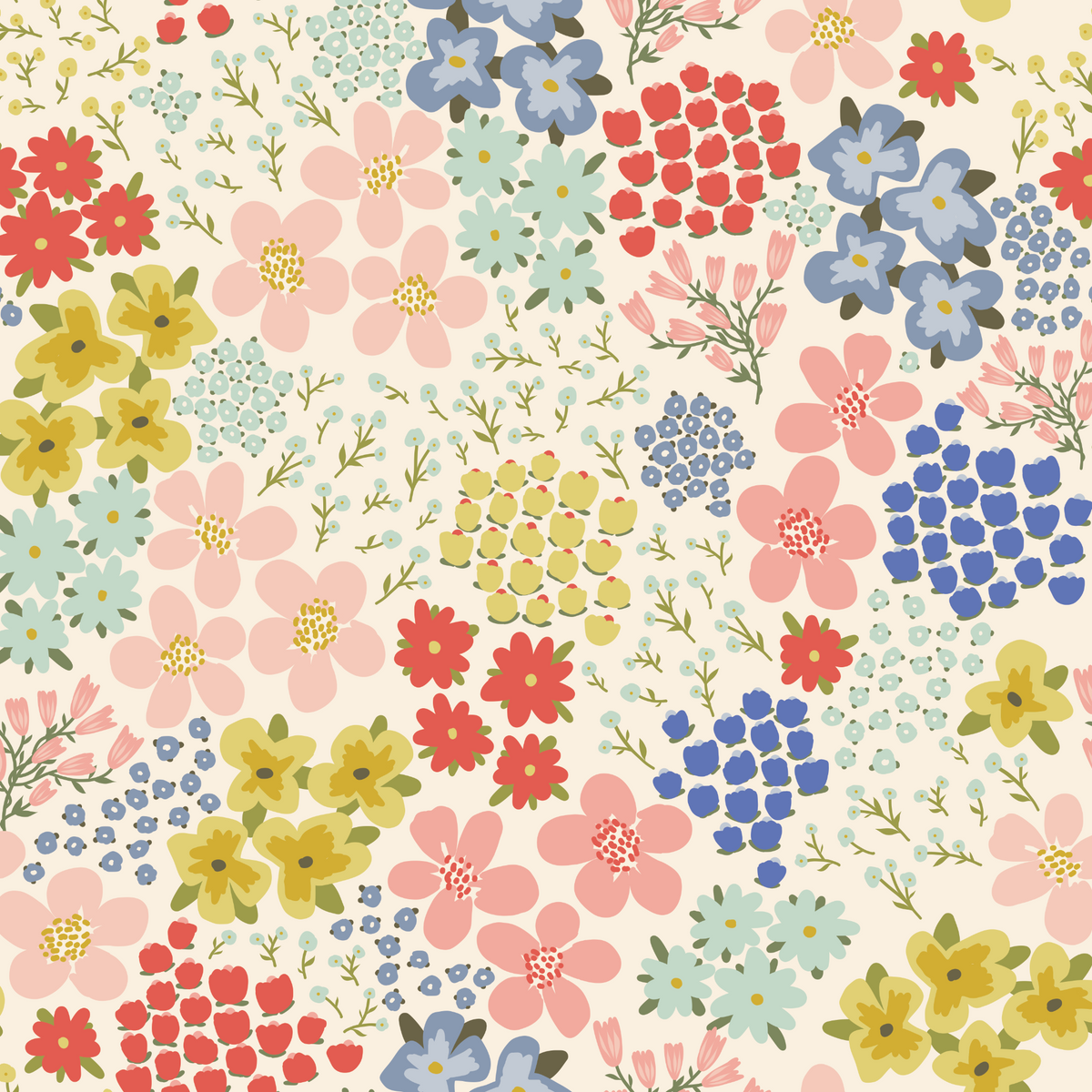 Les Fleurs - Multicolor