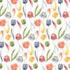 Dutch Watercolor Tulips - Multicolored