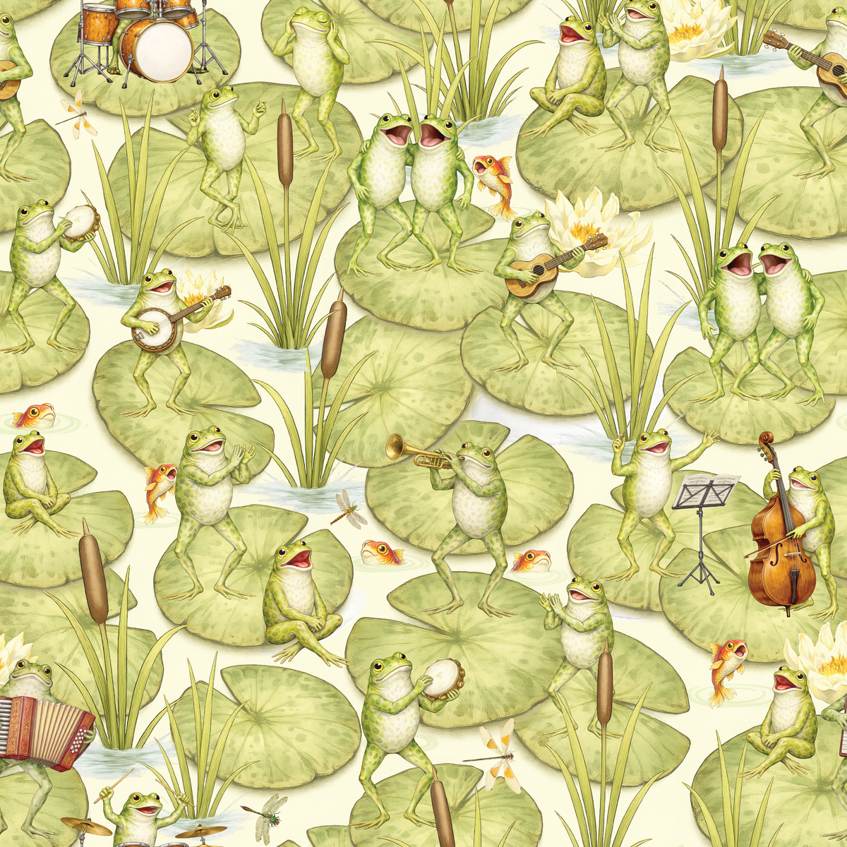 Musical Frogs - Green