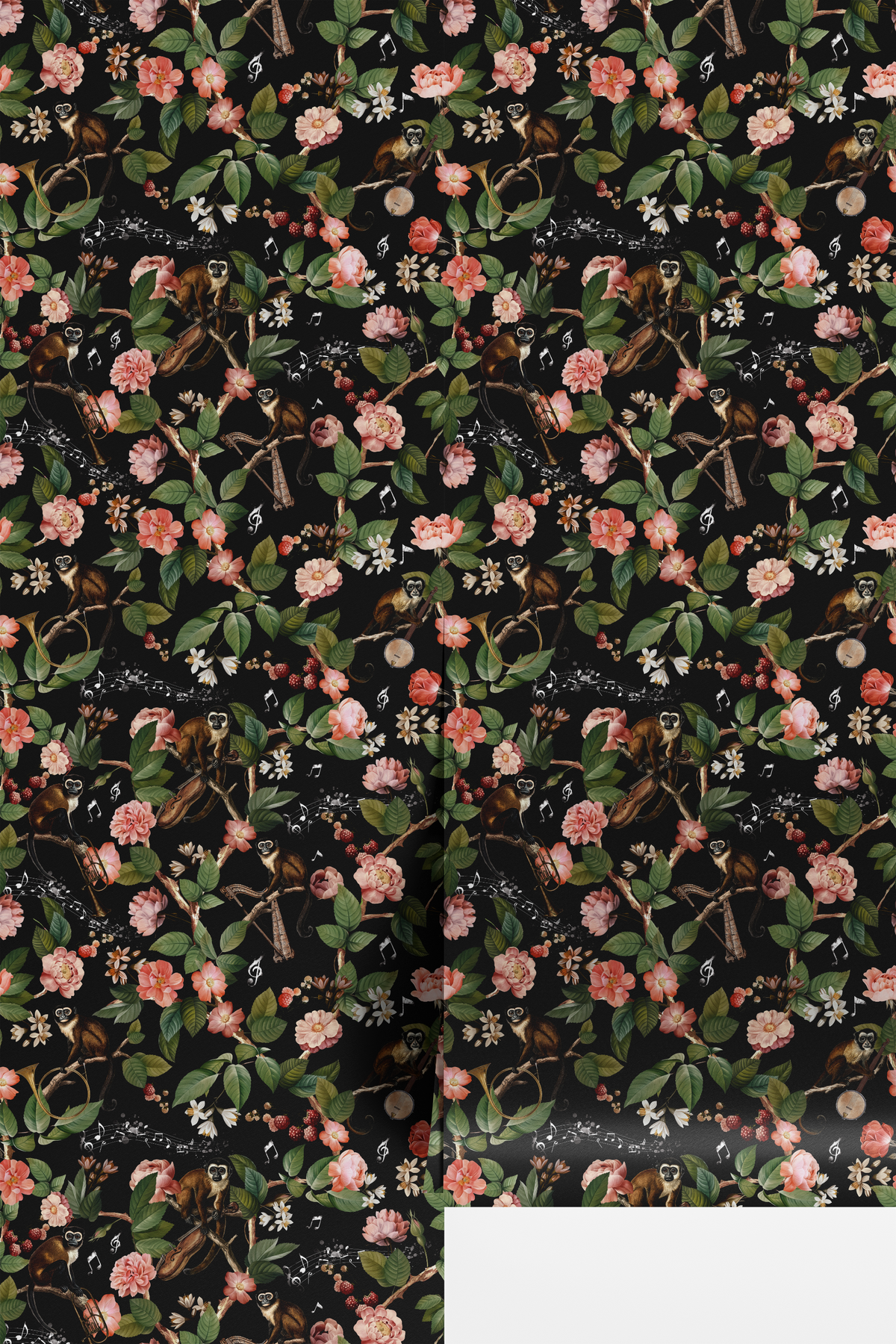 Musical Monkeys - Black