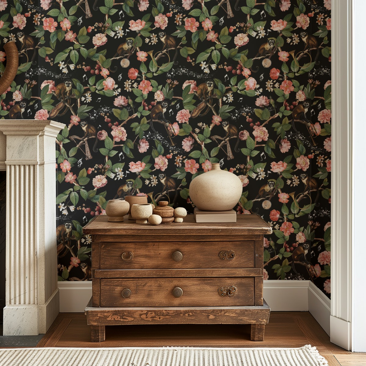 Musical Monkeys - Black