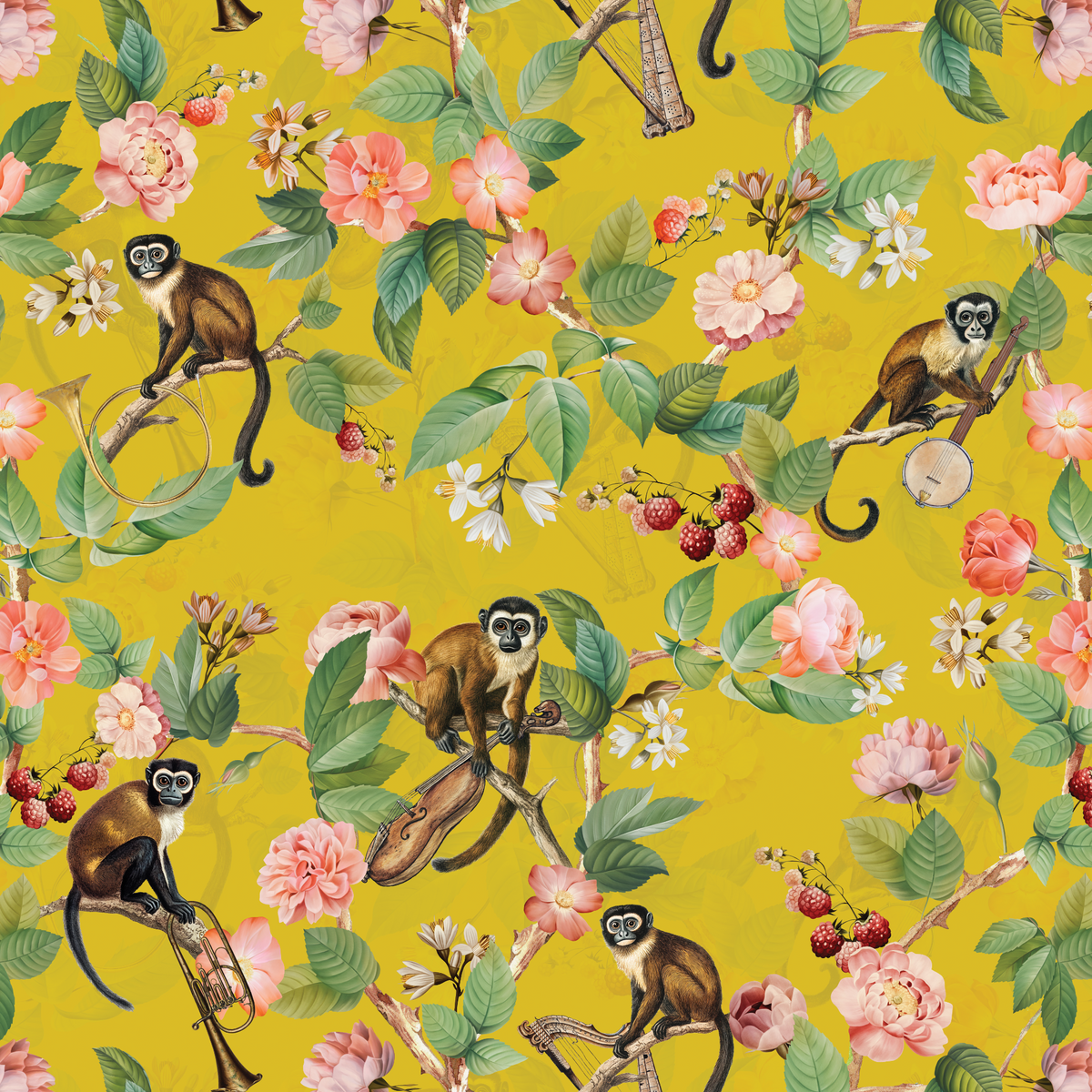 Musical Monkeys - Yellow