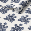 Folk Floral in Navy and White