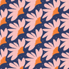 Floral Burst in Navy