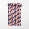 Floral Burst in Navy