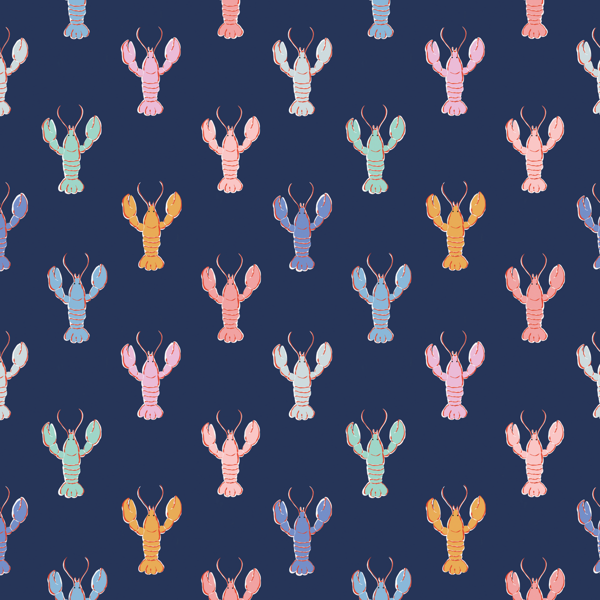 Lobster Fête - Navy
