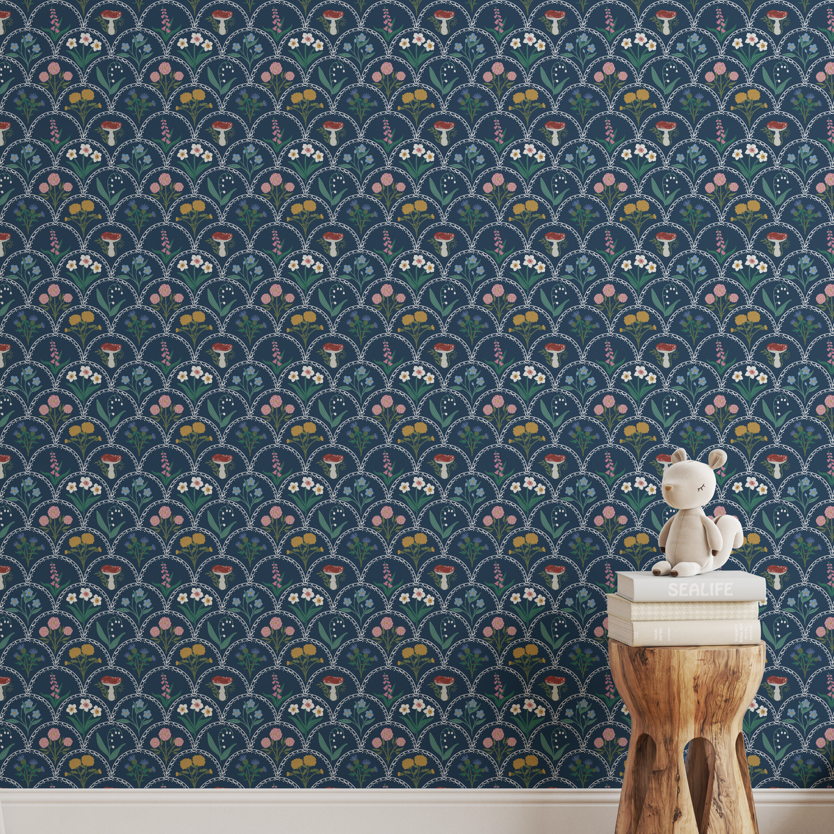 English Cutting Garden - Navy