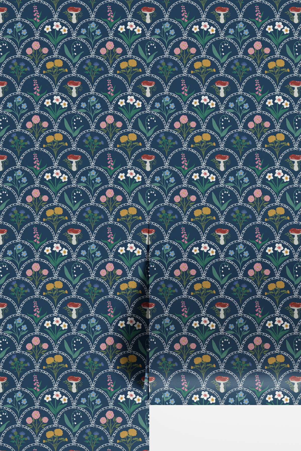 English Cutting Garden - Navy