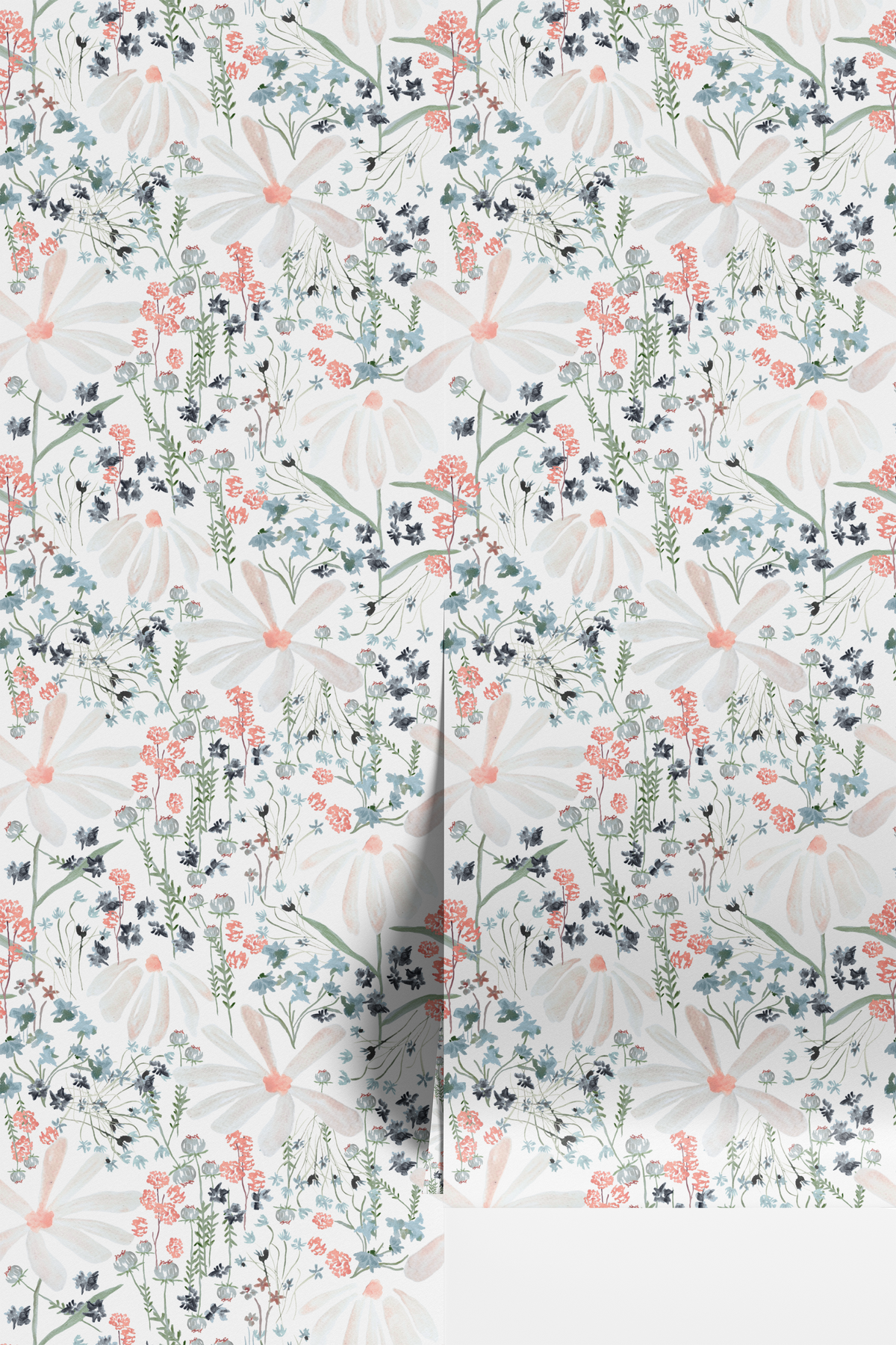 Nottingham Daisies - Coral