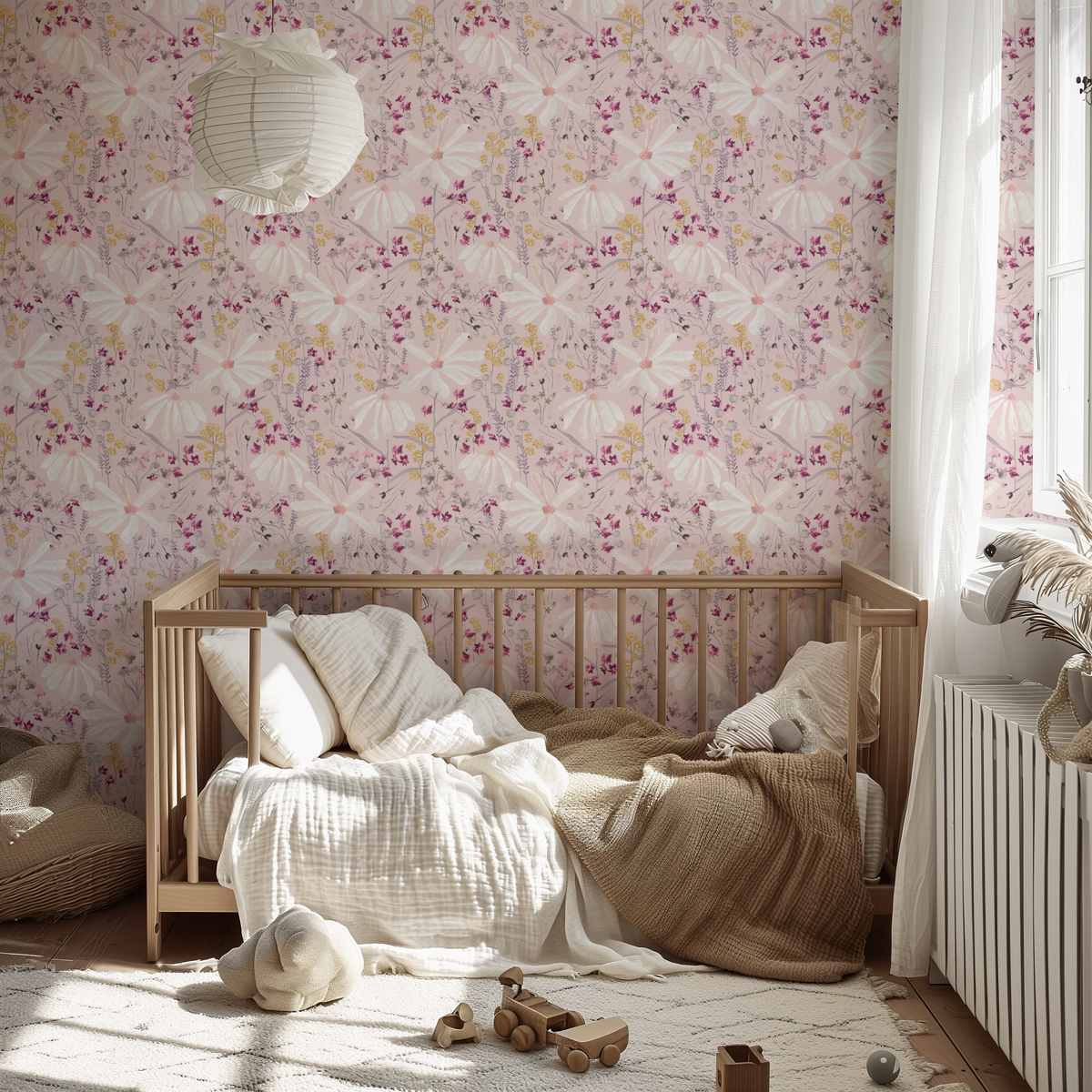 Nottingham Daisies - Pink