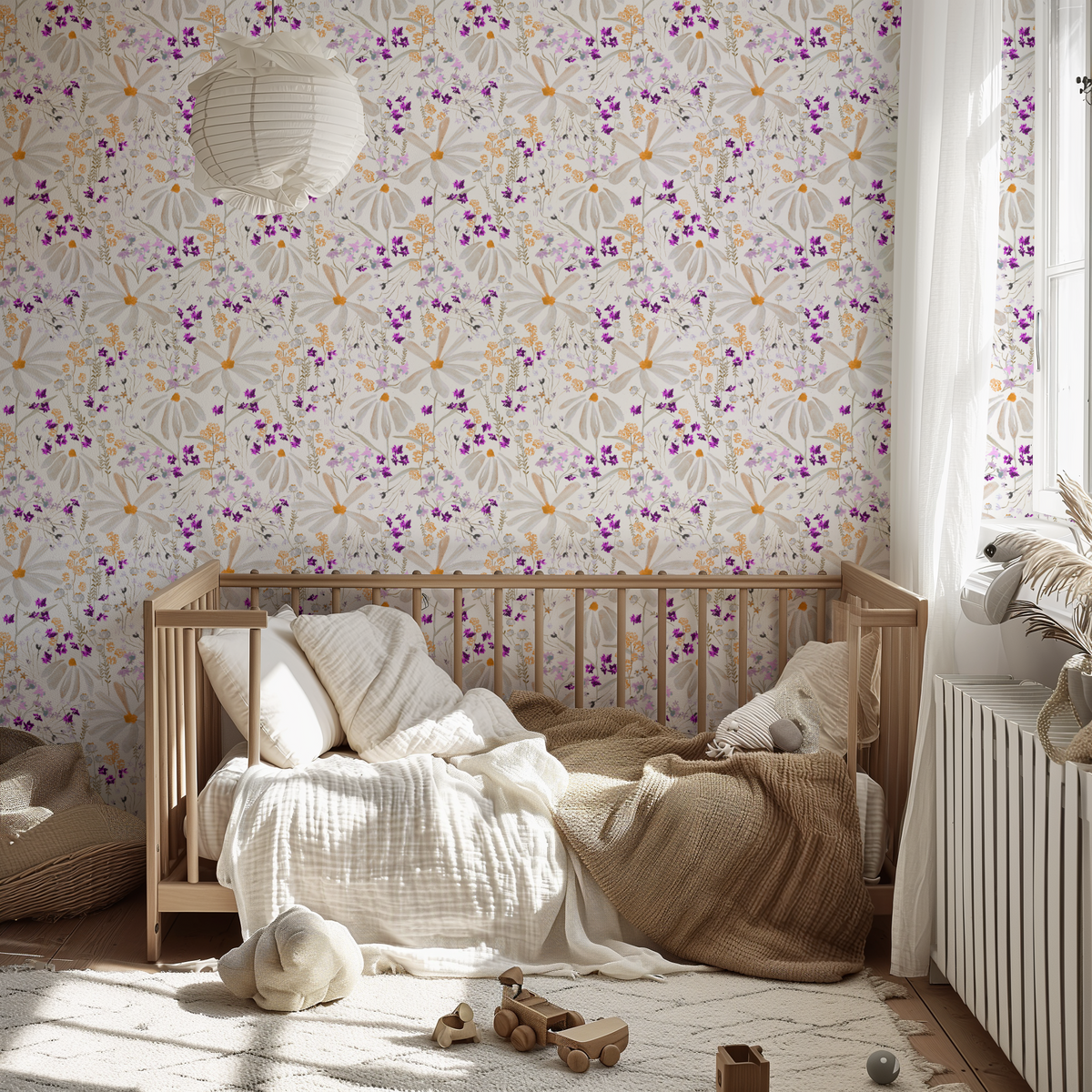 Nottingham Daisies - Purple