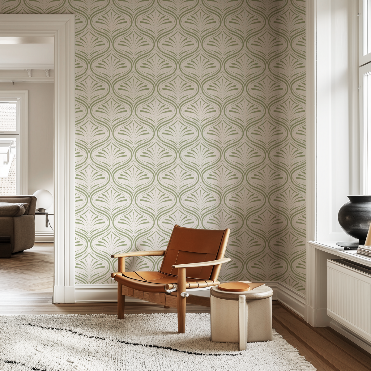Refined Abstract Ogee - Green