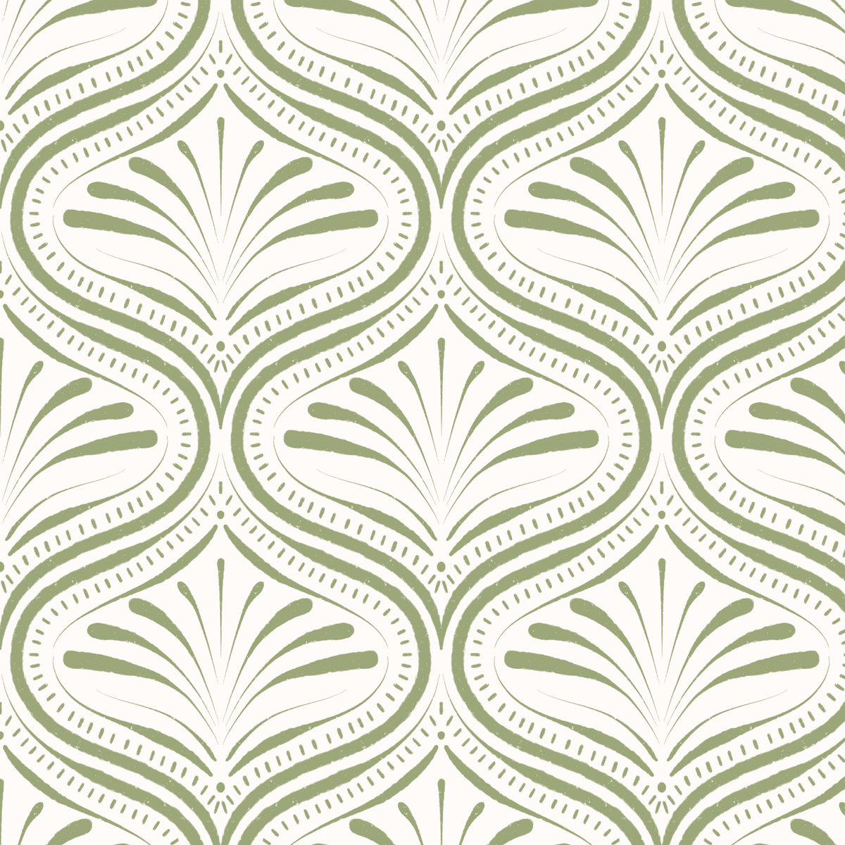 Refined Abstract Ogee - Green