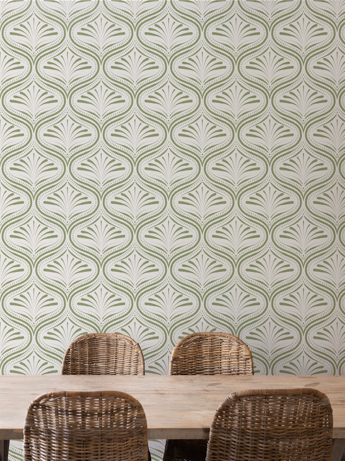 Refined Abstract Ogee - Green