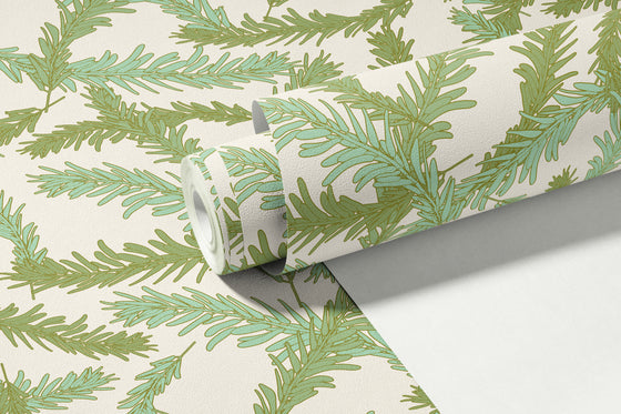 Olive Celadon Branches X Jennifer Reid