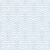 Palm Leaf Botanical in Blue