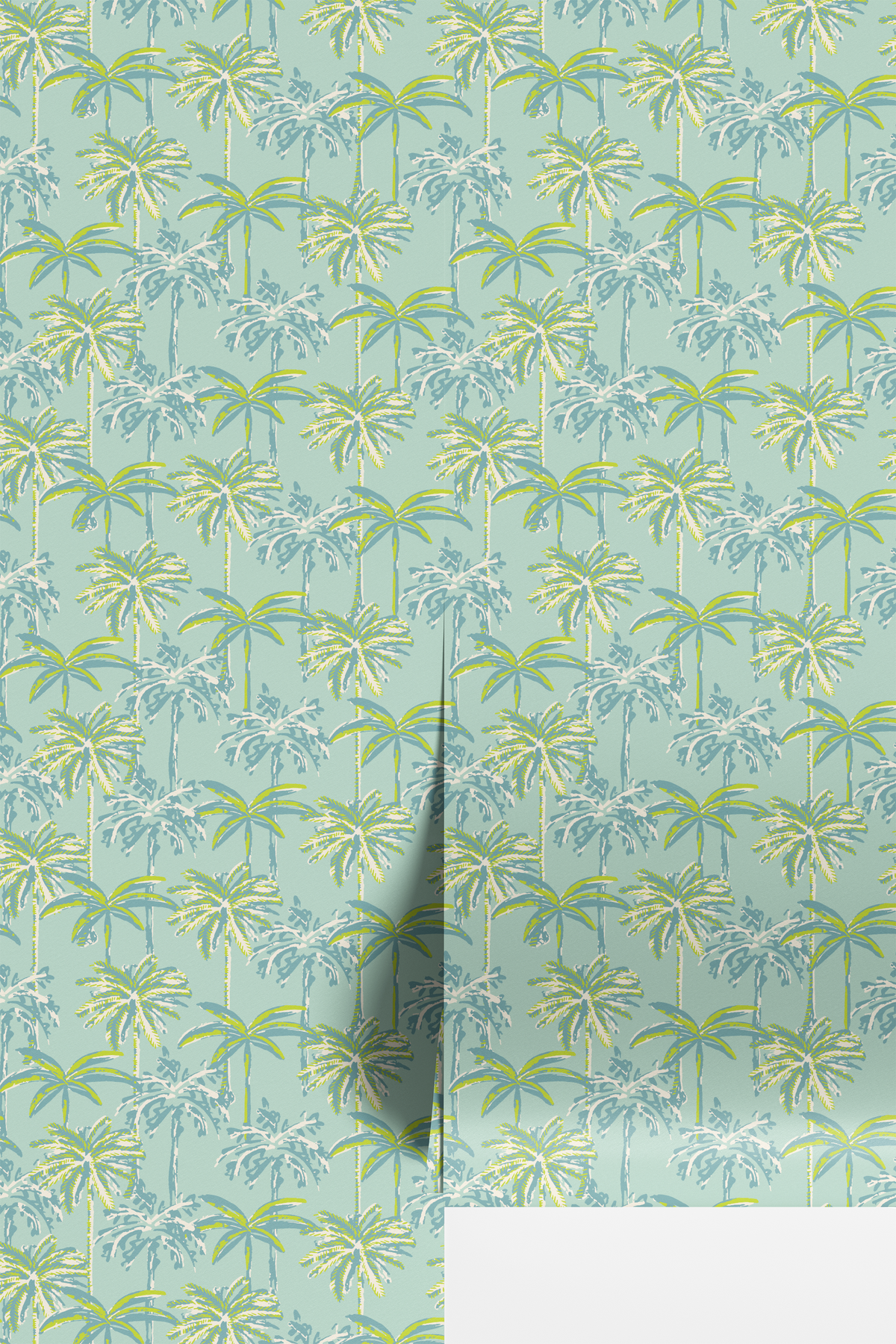 Tropical Palm Trees - Mint