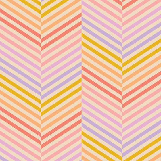 Pastel Retro Chevron