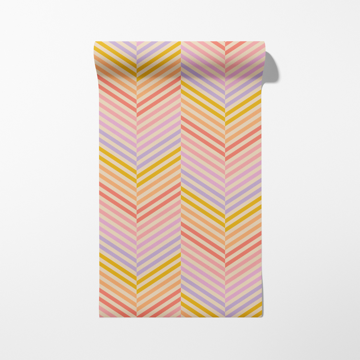 Retro Chevron - Pastel