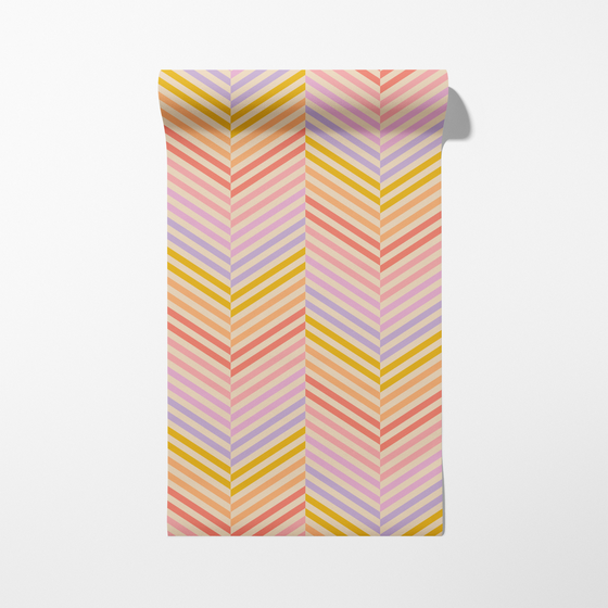 Pastel Retro Chevron