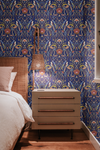 Peacock In the Garden Wallpaper X Quirky Paisley Design