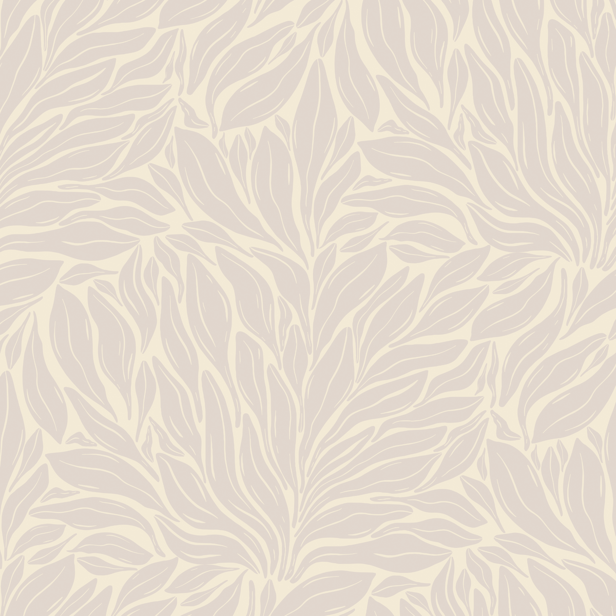 Flowing Petals - Soft Beige