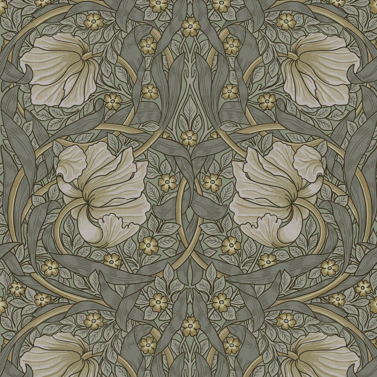 Pimpernel by William Morris - Sage