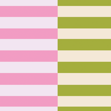  Pink and Olive Stripes X Melissa Donne