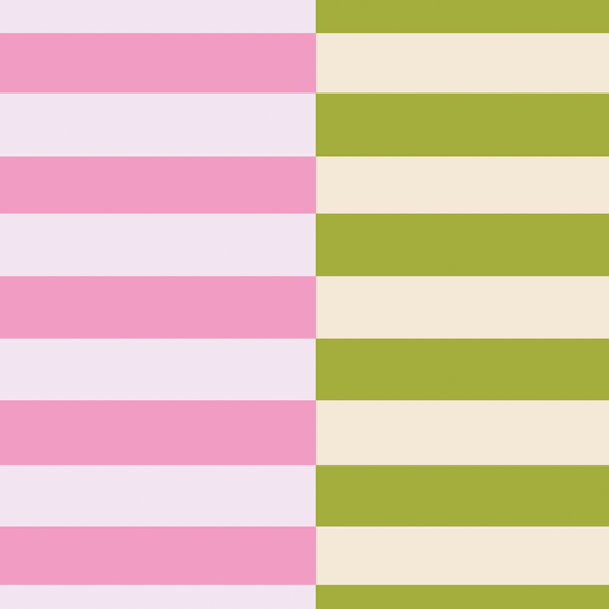 Pink and Olive Stripes X Melissa Donne